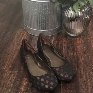 LOFT Polka Dot Ballet Flats